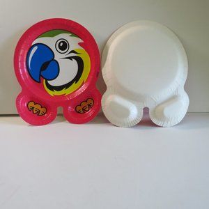 PARROT ZOO PALS Hefty paper plate (1 item)